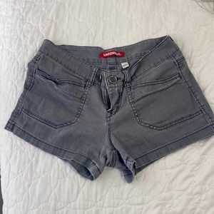 Gray cargo shorts, size 1